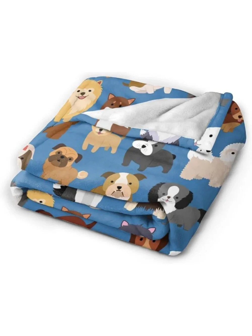 Cozy Animal Pattern Throw Blanket - Ultra Soft Fleece for Dogs & Pets, 50